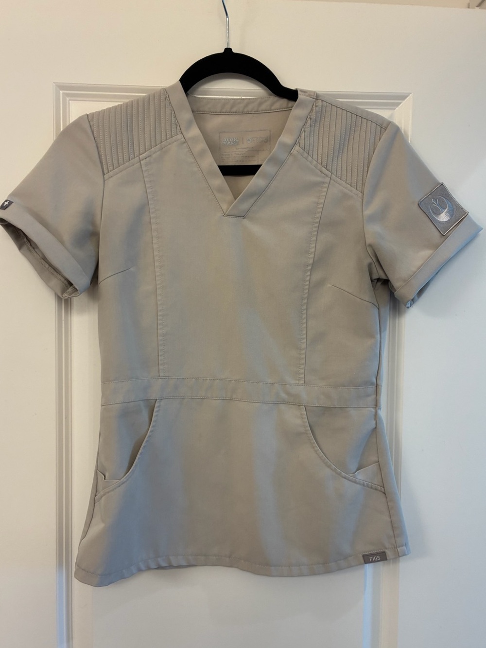 FIGS Star Wars Jedi Sand Rey Scrub Top Women’s Size XXS